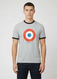 Ben Sherman Target T-Shirt In Grey Melange