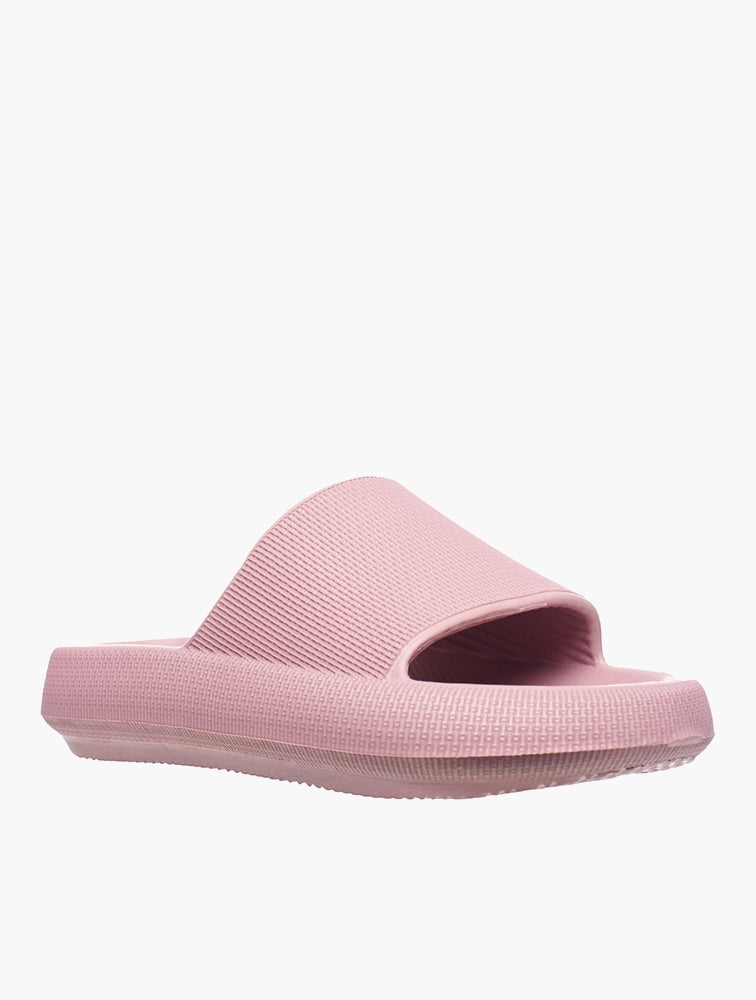 Hush Puppies Girls Jade Slip On In Dusty Pink