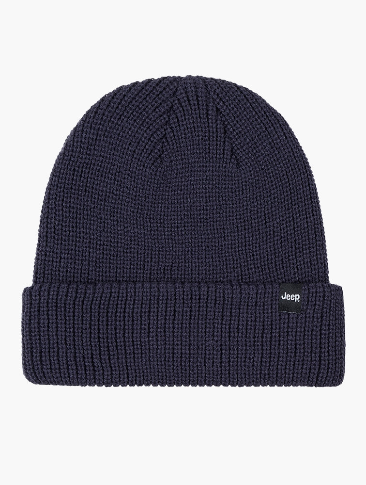 Jeep Unisex Micro Beanie In Navy