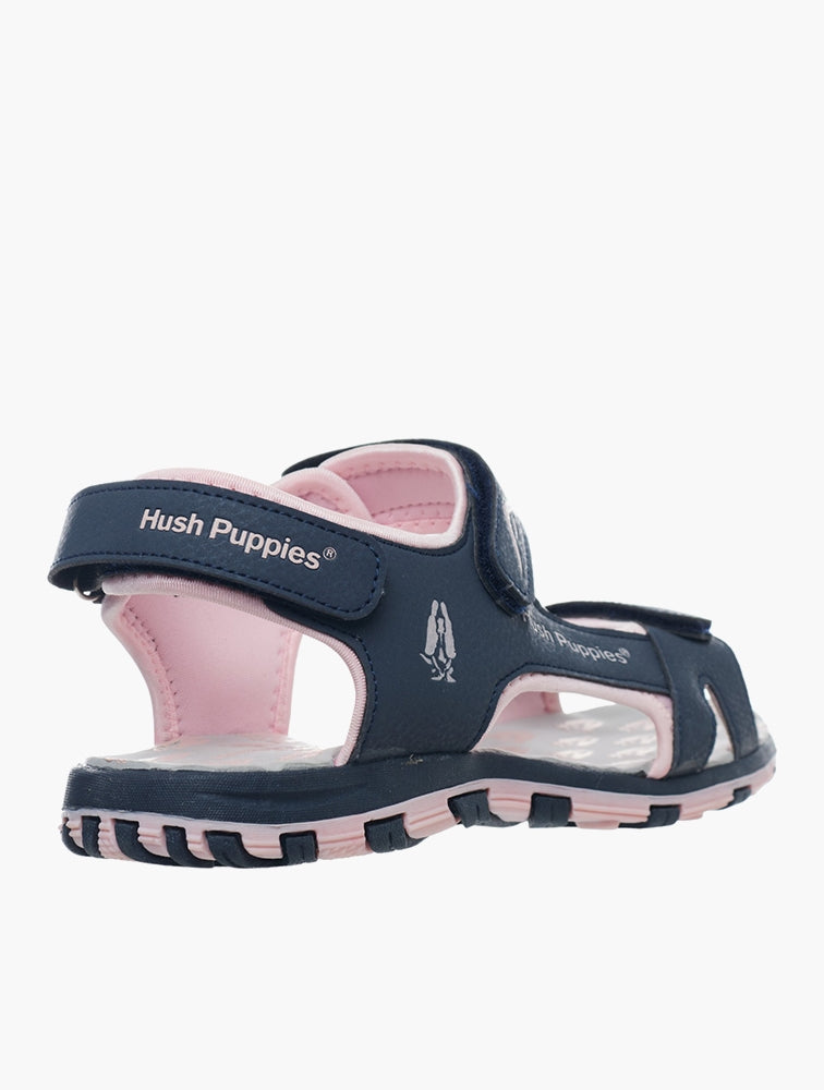 Hush Puppies Infant Girls Rafter Shoes In Navy & Pink