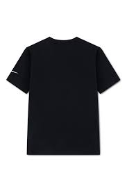 Nike Boys Spliced Swoosh T-Shirt In Black