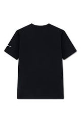Nike Boys Spliced Swoosh T-Shirt In Black