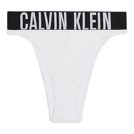 Calvin Klein Womens High Leg Tanga Panty In White