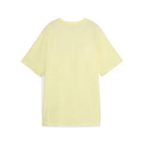 Puma Womens Evostripe Relaxed Graphic T-Shirt In Gold Moon