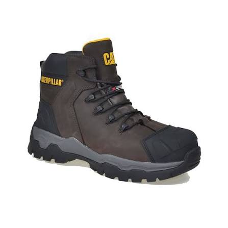 Caterpillar Mens Everett Soft Toe Mid Shoe In Brown