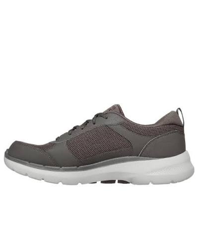 Skechers Mens Go Walk 6 Shoes In Khaki