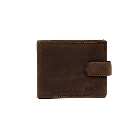 Bossi Heritage Leather Exec Billfold Wallet In Brown