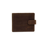 Bossi Heritage Leather Exec Billfold Wallet In Brown