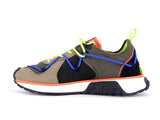 Palladium Mens Troop Runner Lace It Sneakers In Olive Night/Firecracker