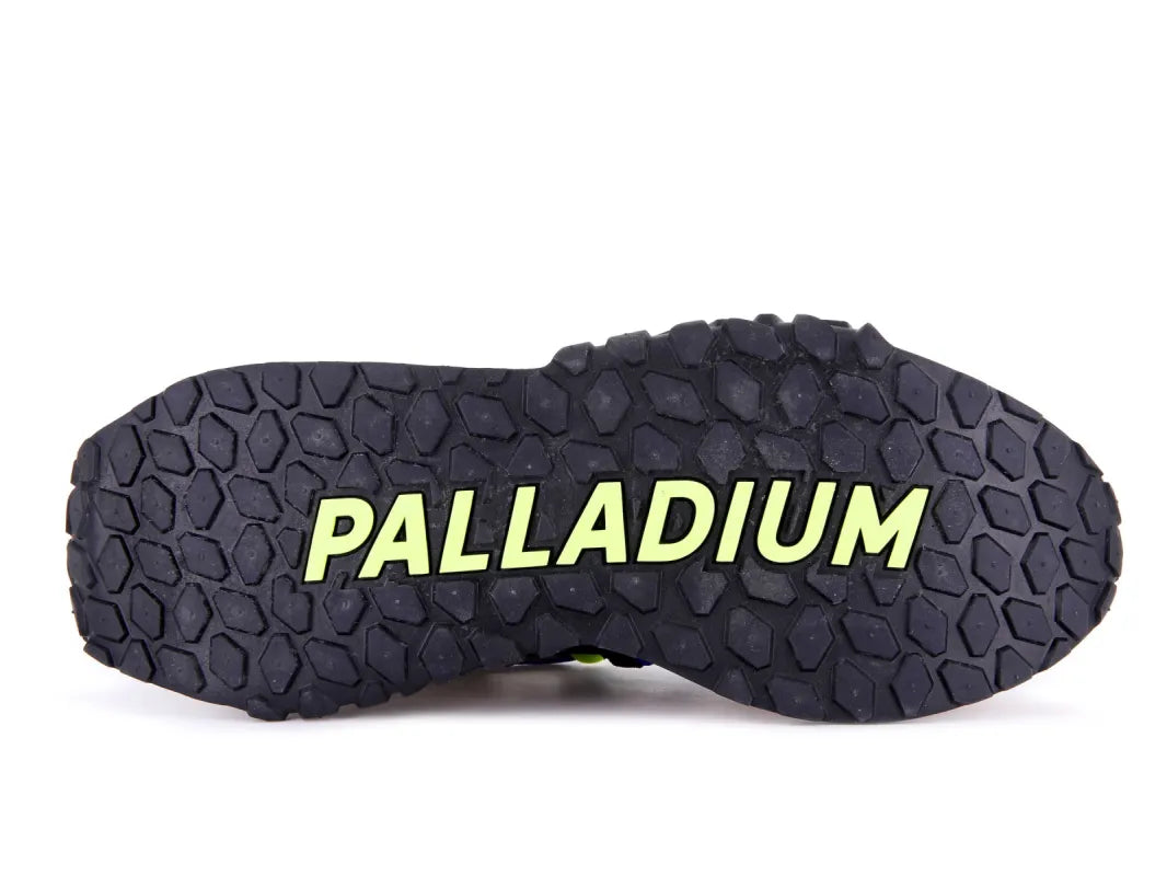Palladium Mens Troop Runner Lace It Sneakers In Olive Night/Firecracker