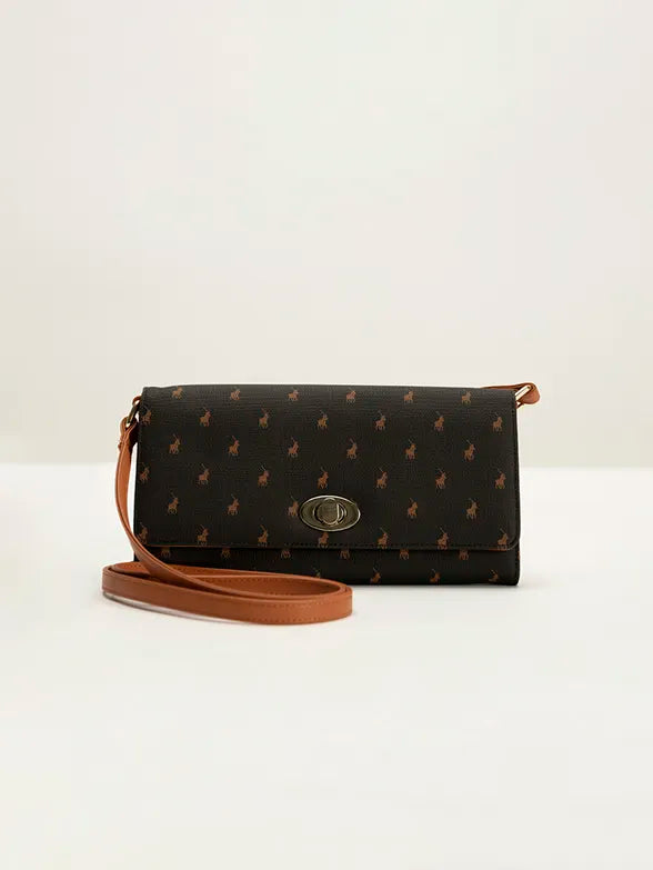 Polo New Iconic Travel Brown Purse