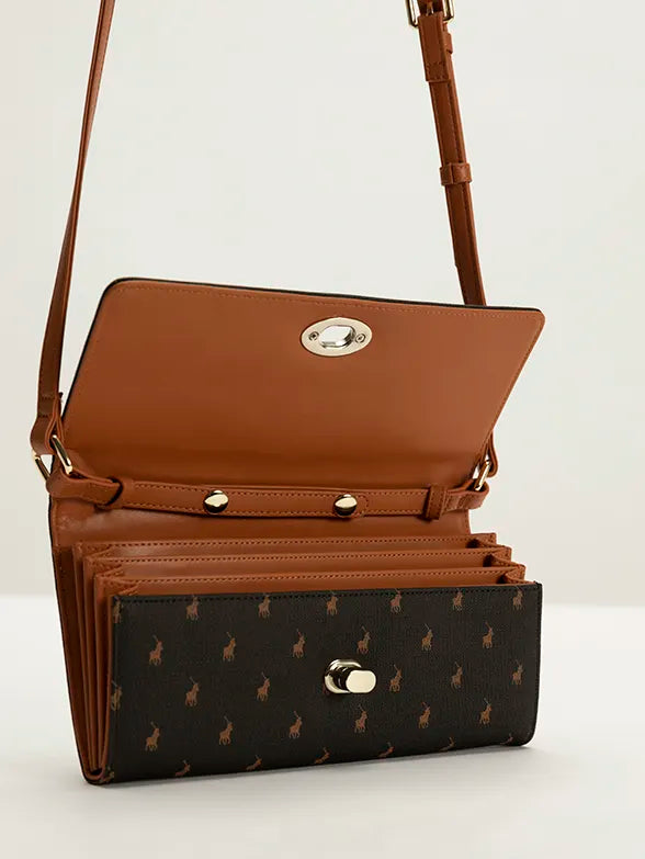 Polo New Iconic Travel Brown Purse