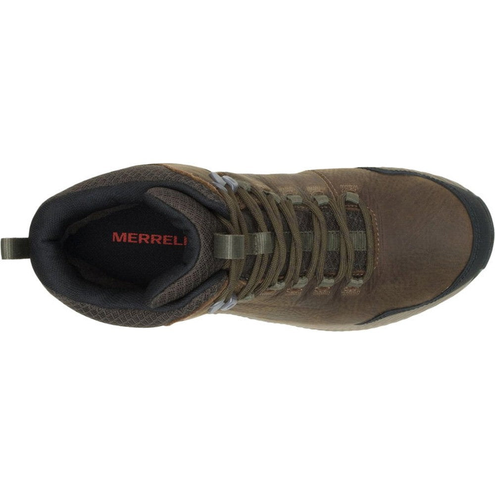 Merrell Mens Forestbound Mid Waterproof Boots In Cloudy