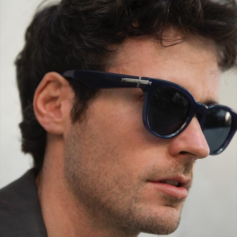 Burberry Mens Sunglasses In Black & Silver