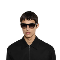 Gucci 53 Unisex Sunglasses In Black