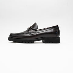 Le Manne Bhl-6 Mens Leather Shoe Black