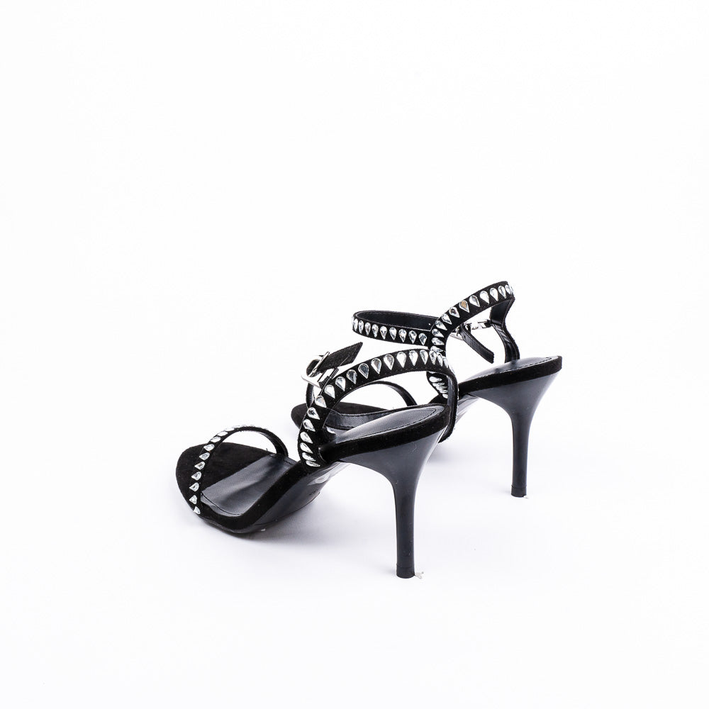 La Her Qxg-19 Ladies Evening Shoe Black/White