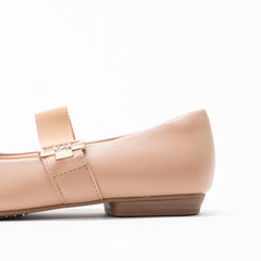 La Her Nn12 Ladies Comfort Shoe Nude