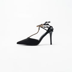 La Her Qxg13 Ladies Evening Shoe Black