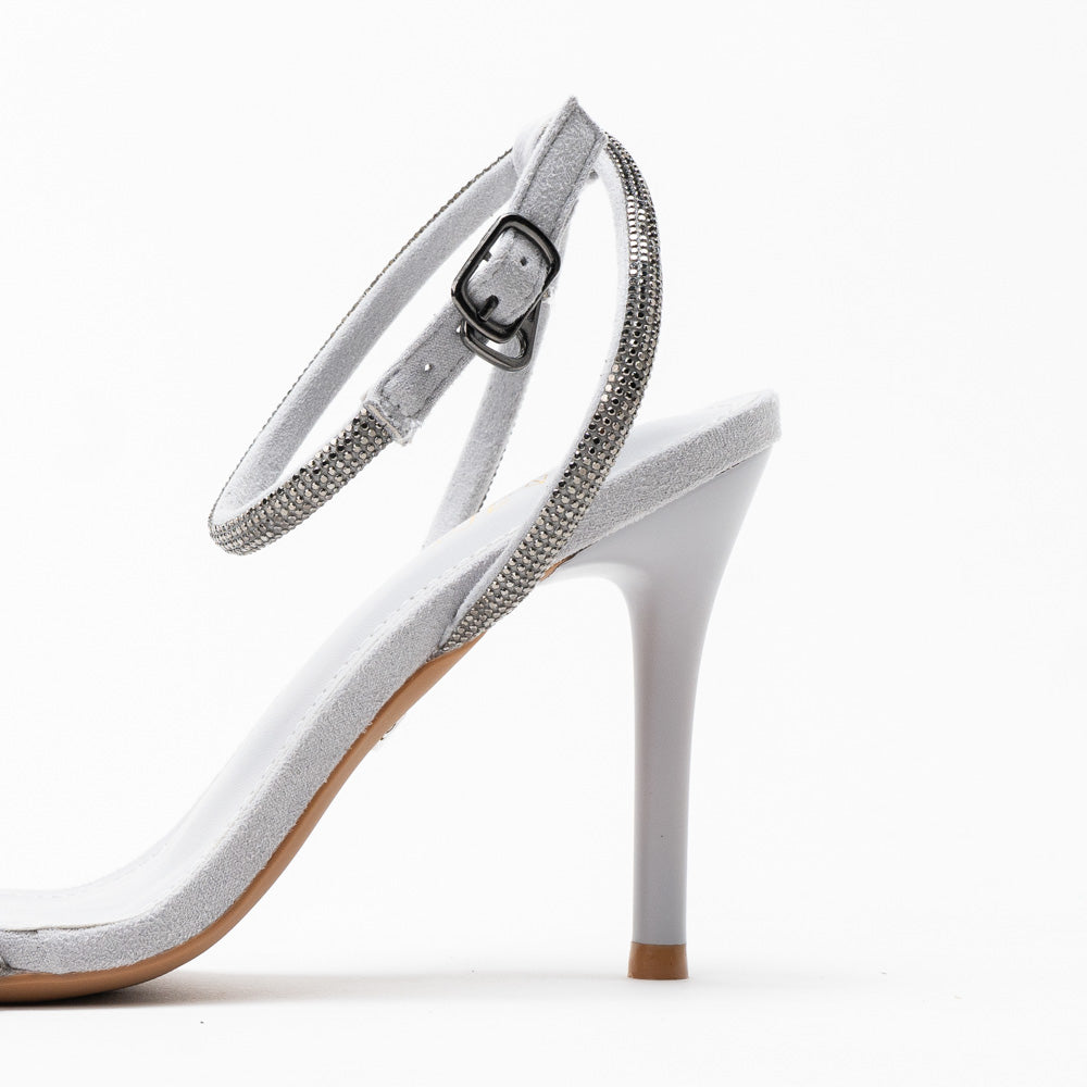 La Her Qxg16 Evening Shoe Silver