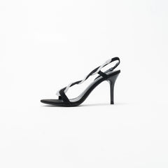 La Her Qxg-17 Ladies Evening Shoe Black/Silver