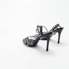 La Her Qxg08 Ladies Evening Shoe Black