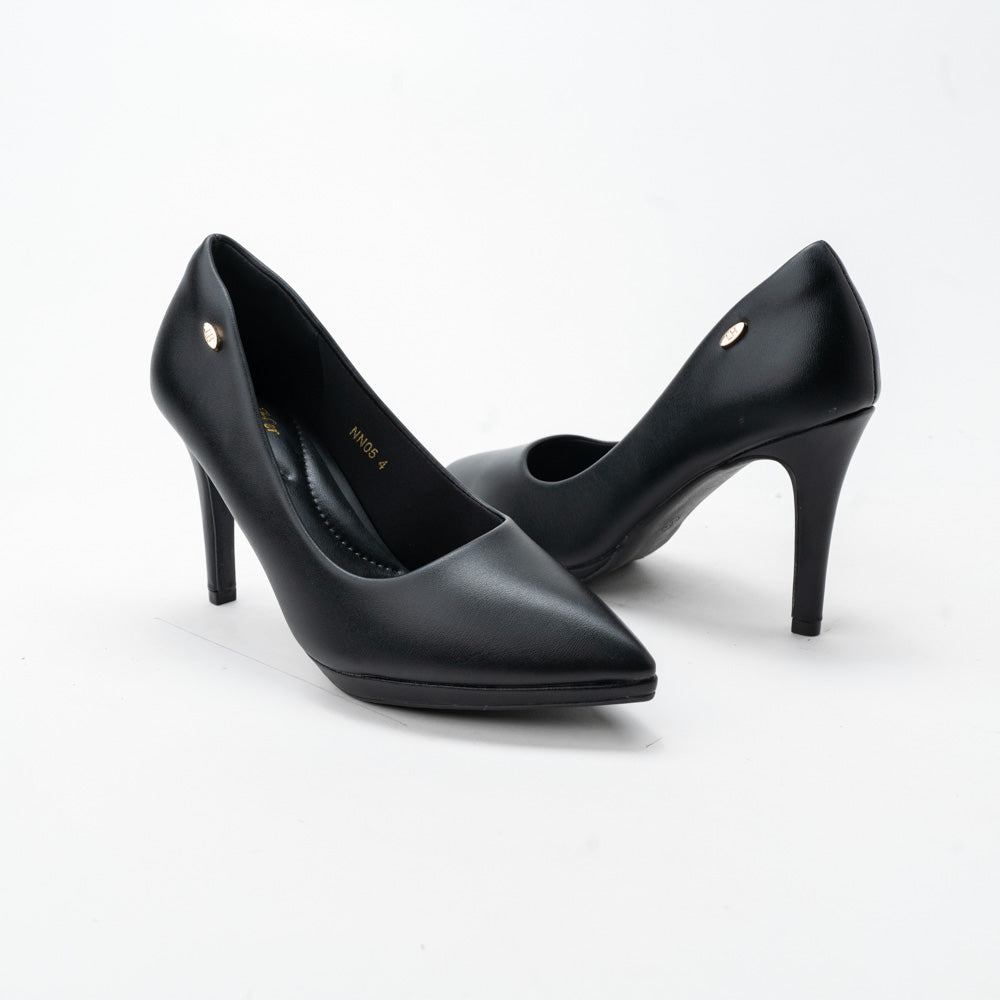 La Her Nn05 Ladies Comfort Shoe Black