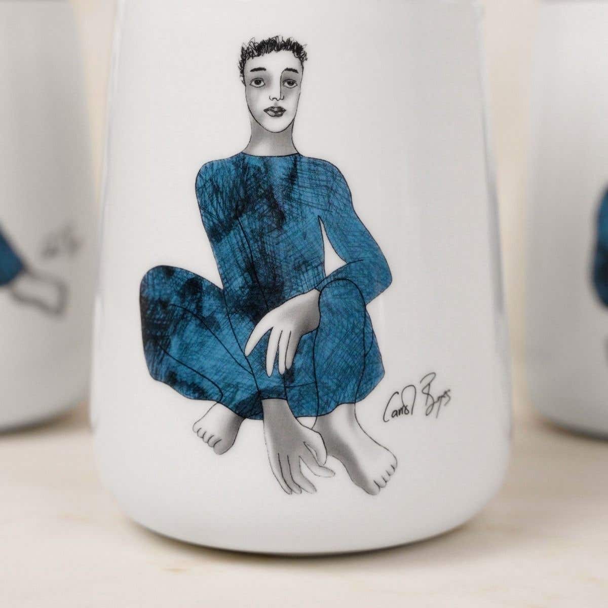 Canister Large Set Of 3-Indigo Girls Mix