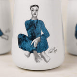 Canister Large Set Of 3-Indigo Girls Mix