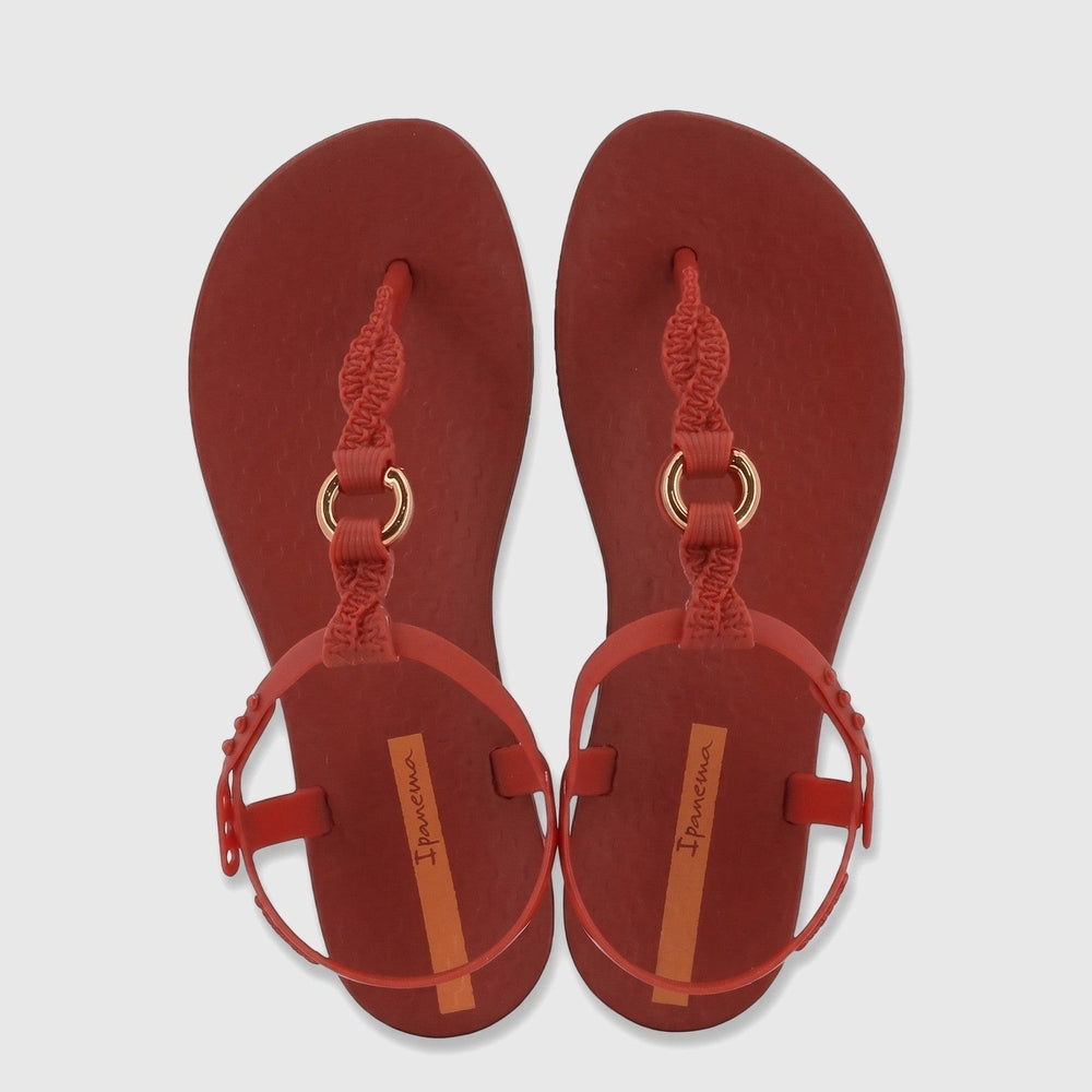 Ipanema Womens Class Luma Sandals In Red & Gold