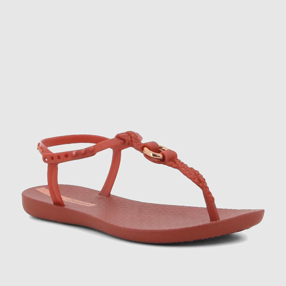 Ipanema Womens Class Luma Sandals In Red & Gold