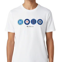 Ben Sherman Mens It's A Ben Sheman T-Shirt In White