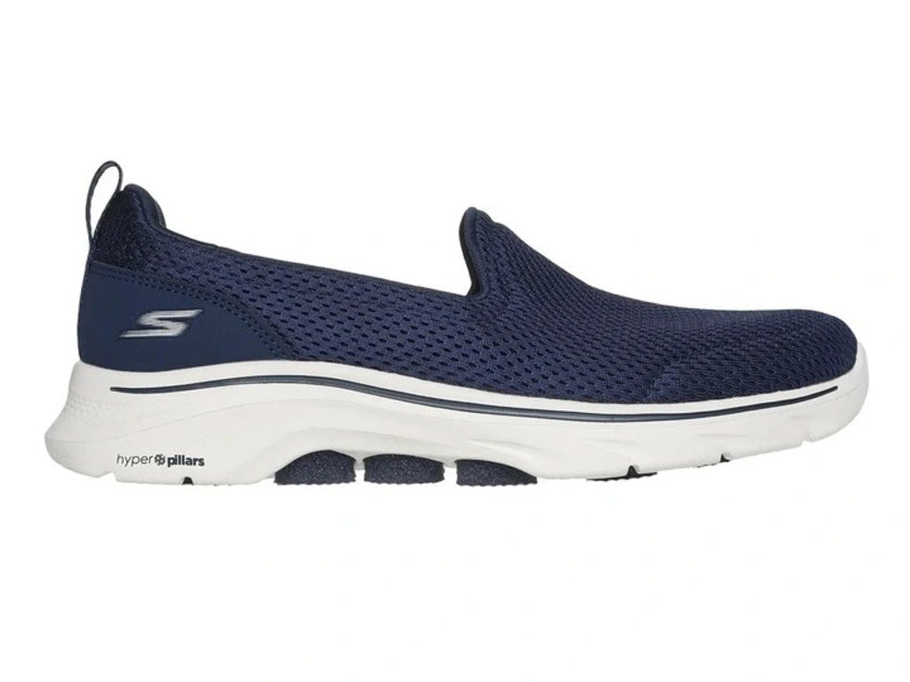 Skechers 125209 Womens Go Walk 7 Shoes Navy/White