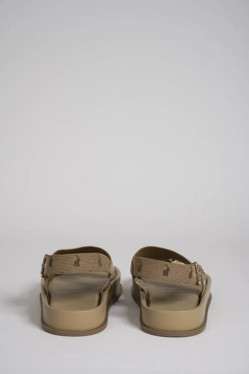 Polo Womens Moulded Trim Sandals In Stone