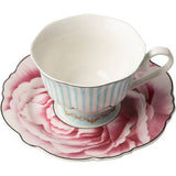 Jenna Clifford Cup & Saucer In a Gift Box In Pink Multi