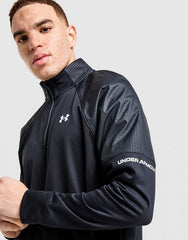 Under Armour Mens Brawler 1/4 Zip Sweatshirts In Black