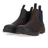 Jeep Mens Brown/Navy Quad Boots