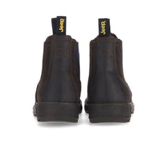 Jeep Mens Brown/Navy Quad Boots