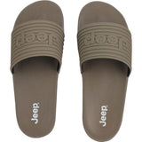 Jeep Mens Sunny Slides In Olive