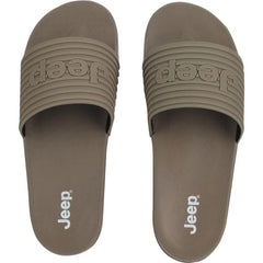 Jeep Mens Sunny Slides In Olive