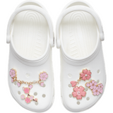 Crocs Womens Blooming Cherry Blossom 5 Piece Plugs In Pink