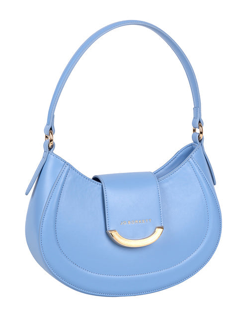 Jo Borkett Colette Shoulder Bag In Blue