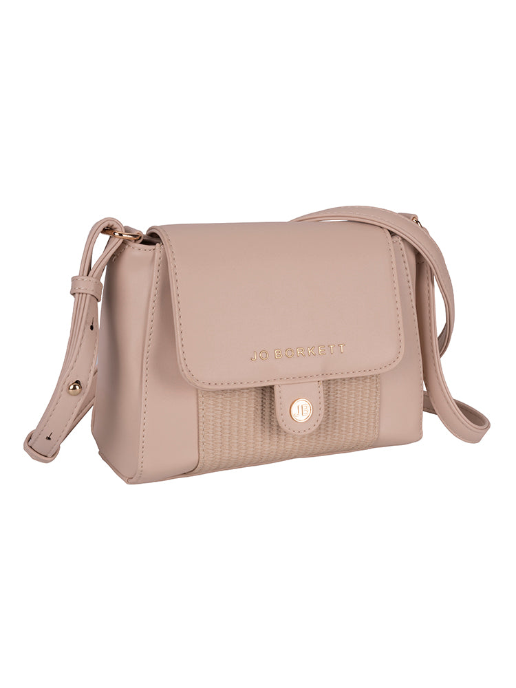 Jo Borkett Ade Flapover Sling Beige