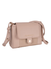 Jo Borkett Ade Flapover Sling Beige