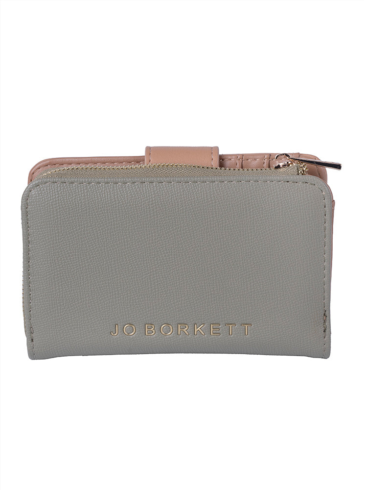 Jo Borkett Jasmine Top Zip Clutch Purse Green – Sedgars SA