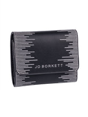 Jo Borkett Jhb1 Teardrop Small Trifold Purse Black