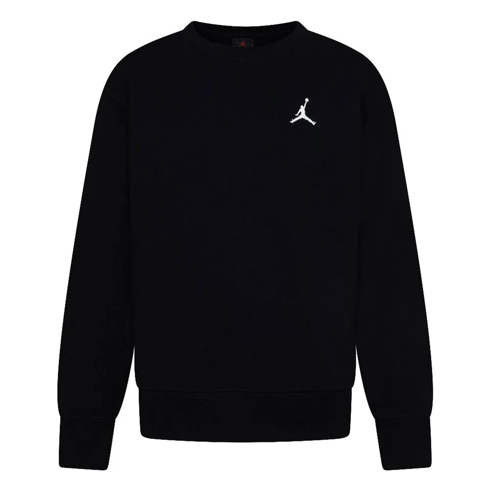Jordan Brooklyn French Terry Crew Sweatshirt In Black