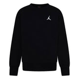 Jordan Brooklyn French Terry Crew Sweatshirt In Black