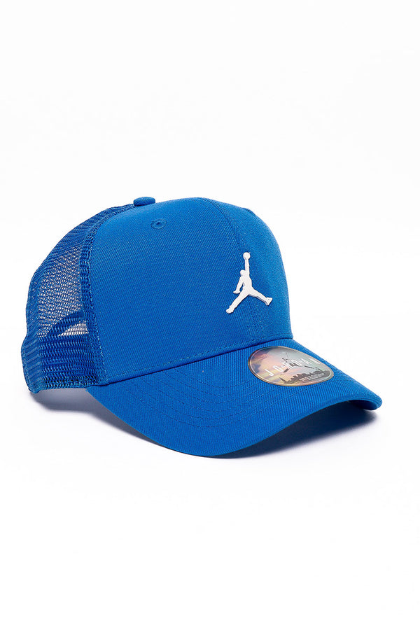 Jordan Boys Metal Jumpman Trucker Cap In Cobalt