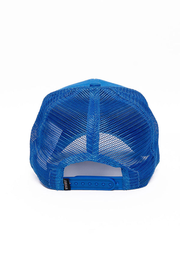 Jordan Boys Metal Jumpman Trucker Cap In Cobalt